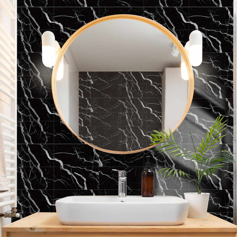 Waterproof Peel and Stick Floor Tile for Easy DIY Home Decor in Kitchens and Bathrooms