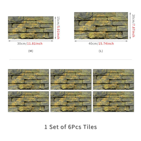 Flexible and Moisture Resistant Wall Stickers for Bathroom, Kitchen, and Stairs