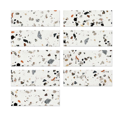 Beige Ivory Textured Marble Waterproof Tile Stickers