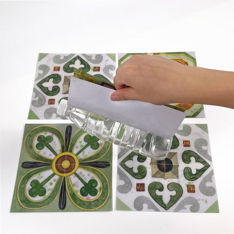 Fresh Green: The Natural Beauty of Tile Stickers