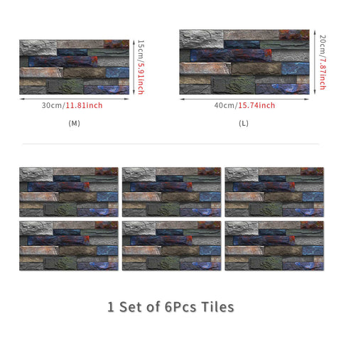 Tile Stickers Effect for Kitchen, Bathroom, and Home Decoration, Quick and Stylish Makeover