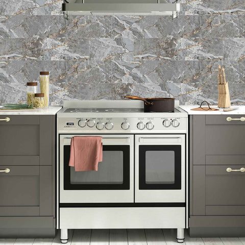 Stick on Wall Tiles for Bathroom Walls, Kitchen Backsplash, and Stairs Home Decor