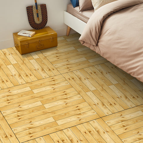 Warm Yellow Pine Laminate Flooring