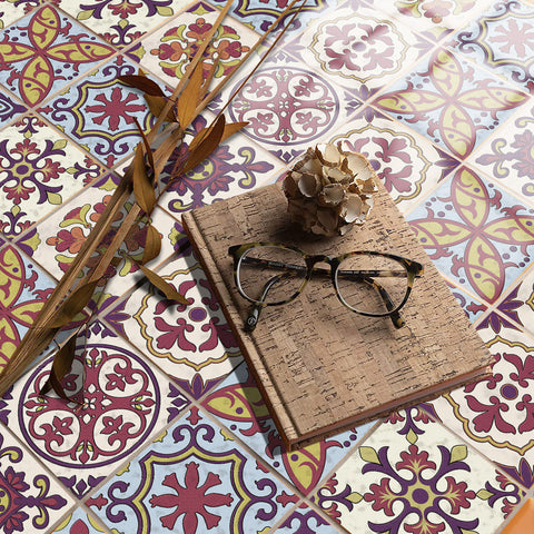 Retro color tone: the artistic romantic style of tile stickers