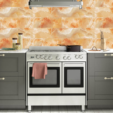 Tile Stickers for Effortless DIY Kitchen and Bathroom Decor with Waterproof Design