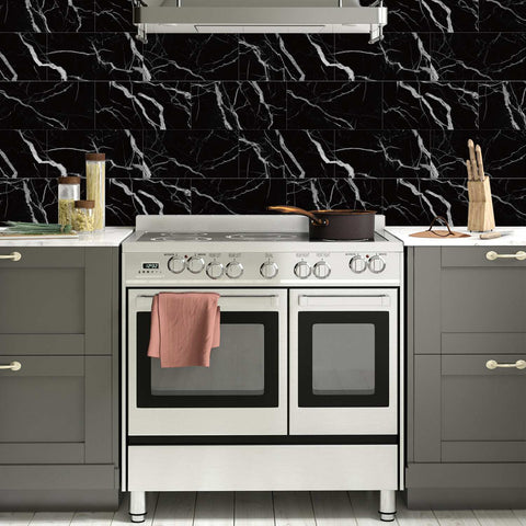 Waterproof Peel and Stick Floor Tile for Easy DIY Home Decor in Kitchens and Bathrooms