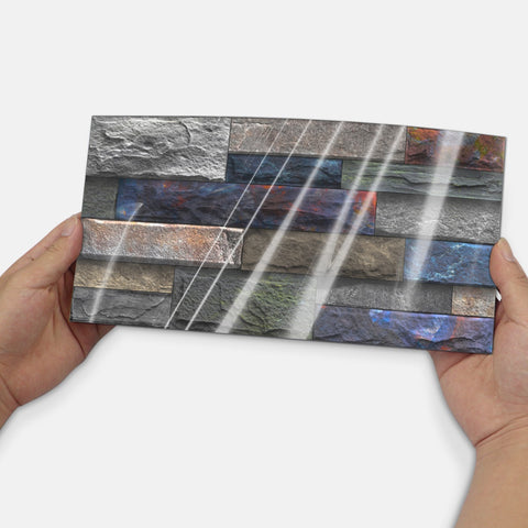 Tile Stickers Effect for Kitchen, Bathroom, and Home Decoration, Quick and Stylish Makeover