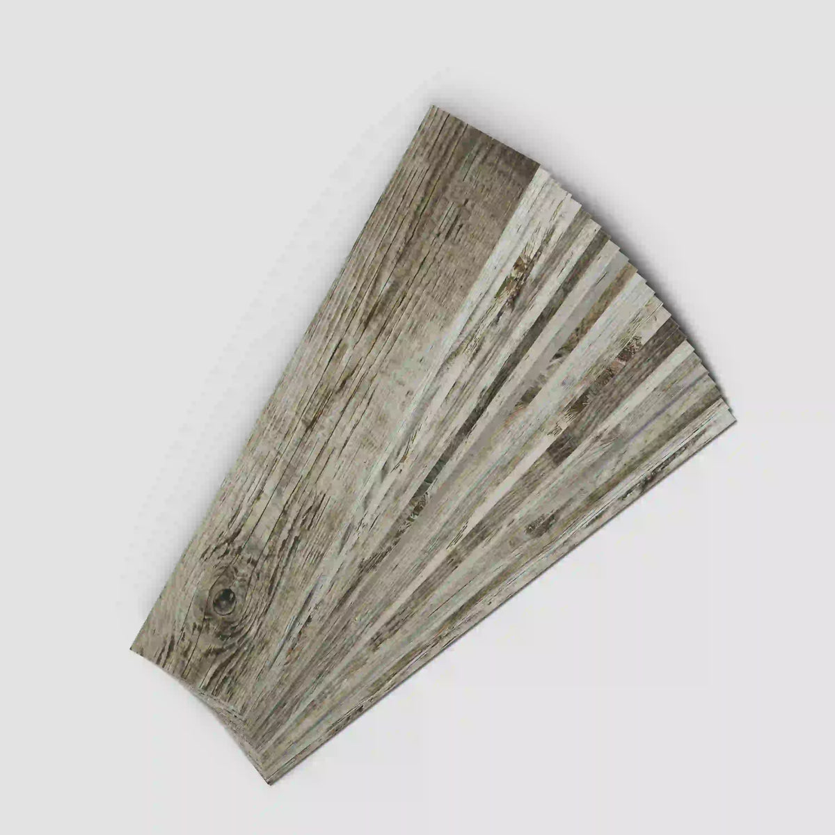 Frosted Foam Tile Sticker (Grey) 24pcs Peel and Stick Wallpaper Ancient European Wood-Grain Style Wall Decor