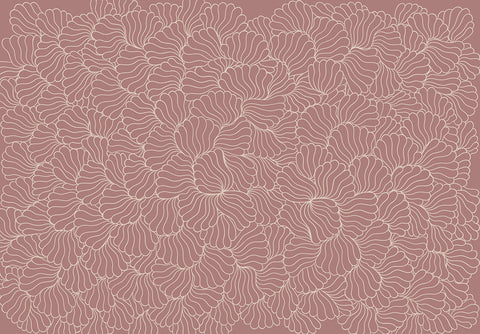 Simple Lines Forest Wallpaper with Petal Texture