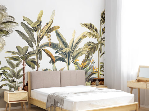 forest wallpaper mural for bedroom