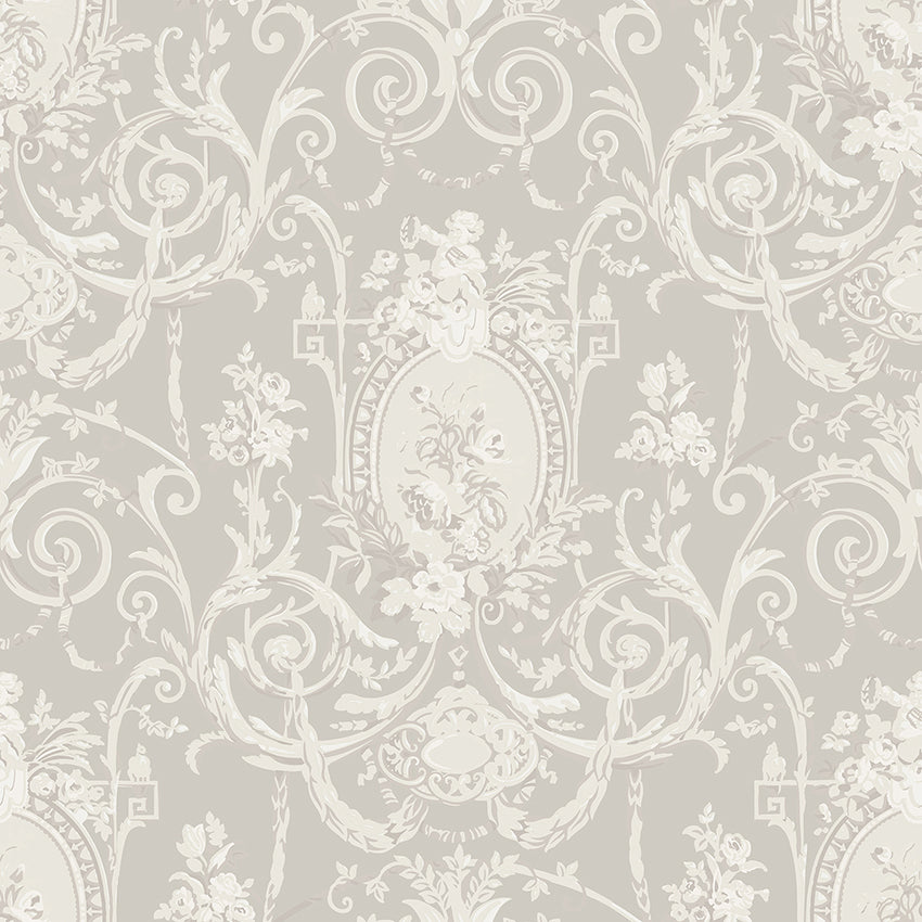 French Elegance Textured Forest Wallpaper