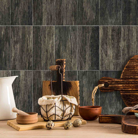 Industrial Style PE Foam Tile Stickers for Home Decor Matte Texture Easy to Clean Self Adhesive Ideal for Kitchen Bathroom Walls and Stair Steps