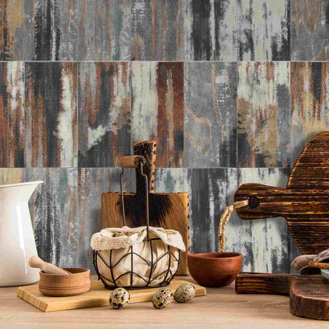 Stick On Wall Tiles for Kitchen Backsplash and Bathroom, Self-Adhesive and Waterproof Tile Stickers  for Easy Home Decor
