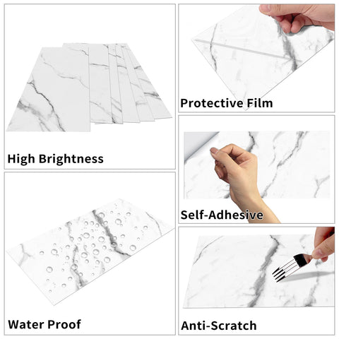 Self-Adhesive Wall Tiles for Home Decor Projects in Kitchens,Bathrooms, and Beyond