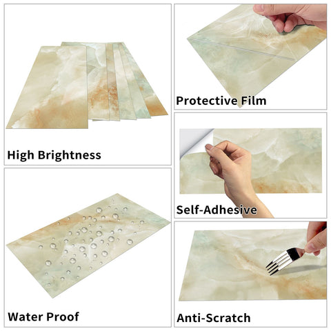 Waterproof Peel and Stick Wall Tiles for Quick and Stylish Updates in Kitchens and Bathrooms