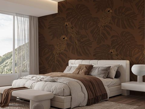 wallpaper forest for bedroom