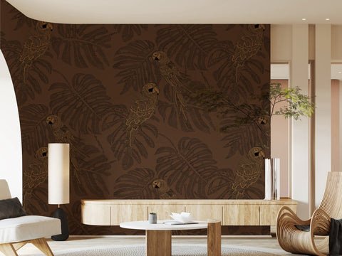 nature forest wallpaper for living room