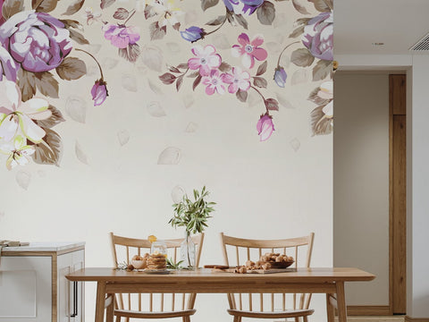 forest aesthetic wallpaper for dining room
