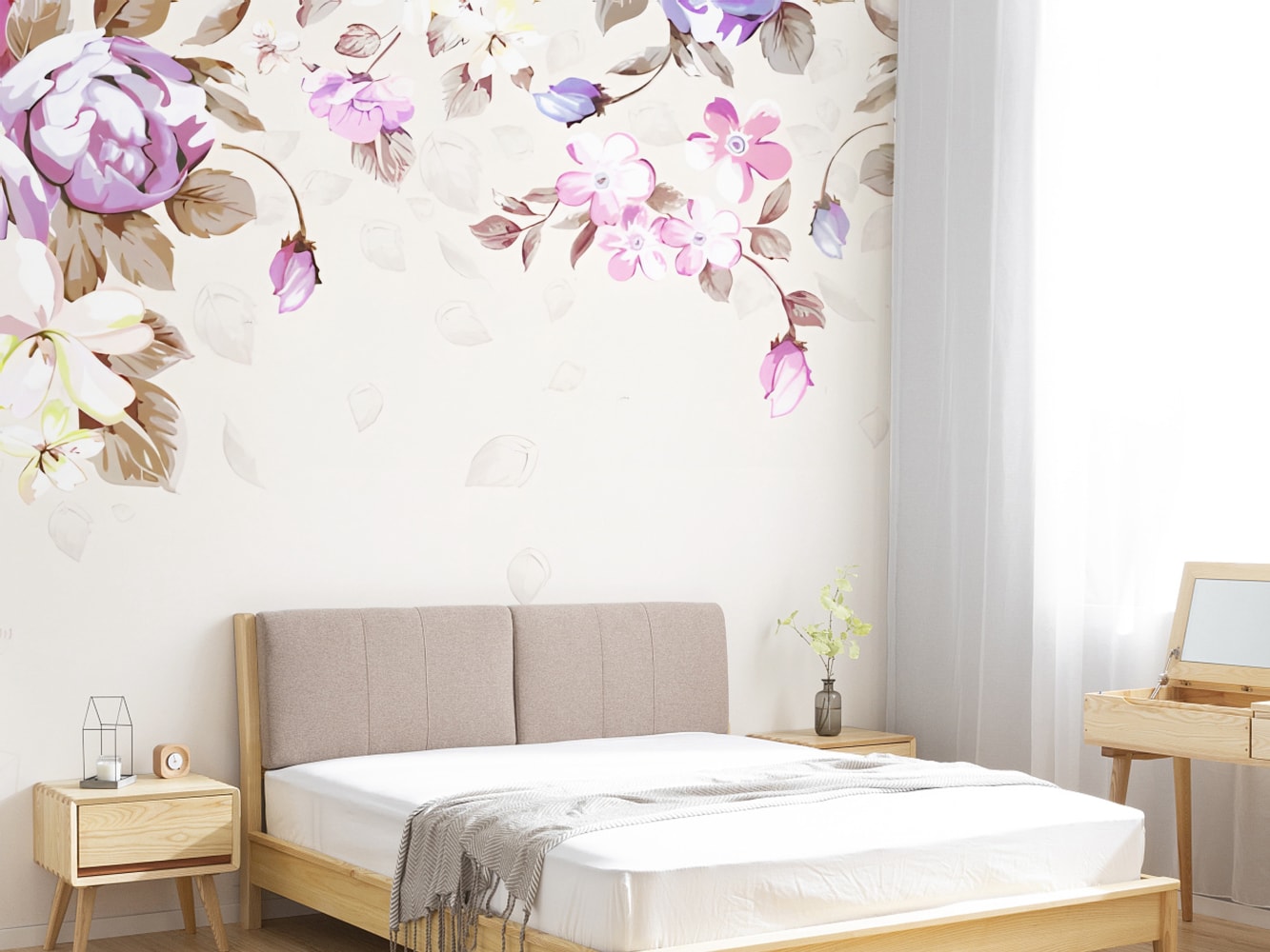 wallpaper forest for bedroom