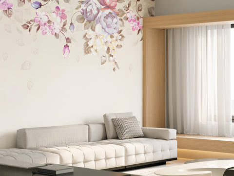 nature forest wallpaper for living room
