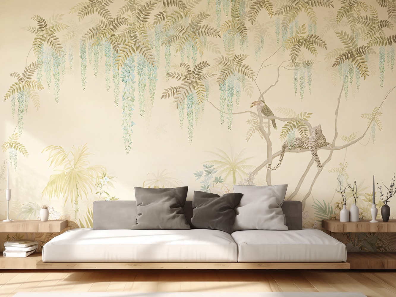 forest wallpaper mural for livingroom