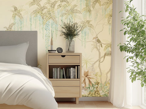 forest wall wallpaper for bedroom