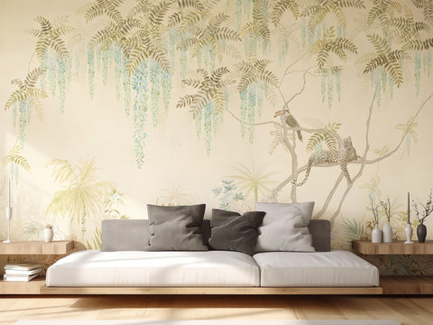 forest wallpaper mural for livingroom