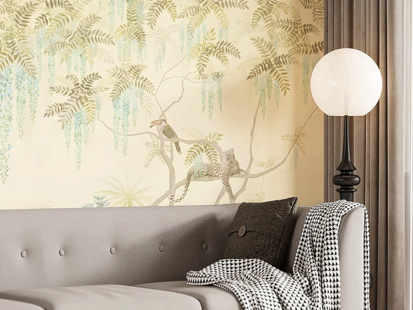 forest wallpaper mural for livingroom