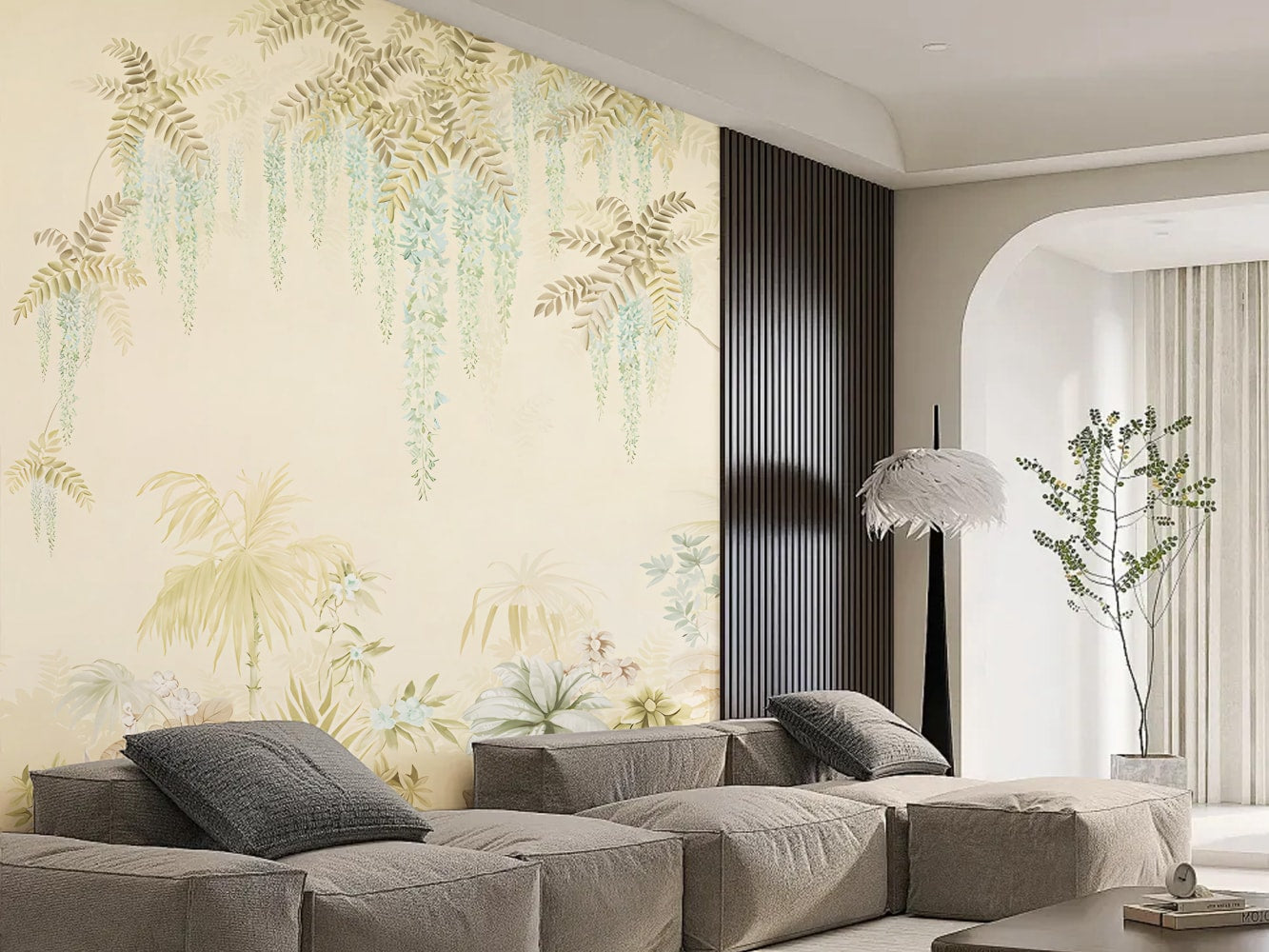 forest wallpaper mural for livingroom