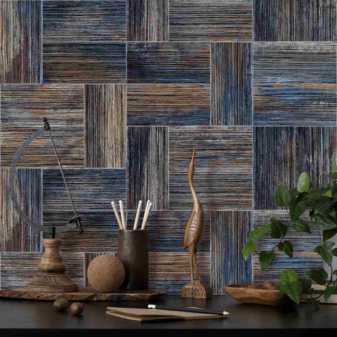 PE Foam Tile Stickers with Fashion Texture Waterproof Self Adhesive Easy to Clean Perfect for Kitchen Backsplash Bathroom Walls and Stair Steps