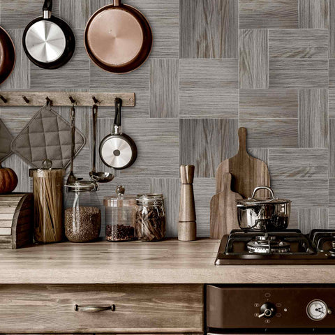 Self-Adhesive Tile Stickers for Bathroom and Kitchen, Waterproof and Retro Design for Easy DIY Home Decoration