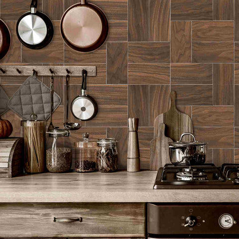 Self-Adhesive Retro Tile Stickers for Kitchen and Bathroom Backsplash, Easy to Install and Waterproof for Home Decoration
