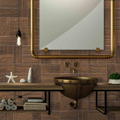 Self-Adhesive Retro Tile Stickers for Kitchen and Bathroom Backsplash, Easy to Install and Waterproof for Home Decoration