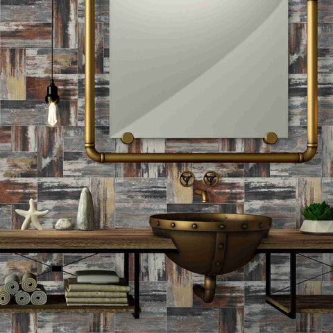 Stick On Wall Tiles for Kitchen Backsplash and Bathroom, Self-Adhesive and Waterproof Tile Stickers  for Easy Home Decor