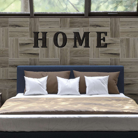 Wood Grain Stickers Waterproof Self-Adhesive Wall Tiles for Kitchen Bathroom Staircase Home Decoration DIY
