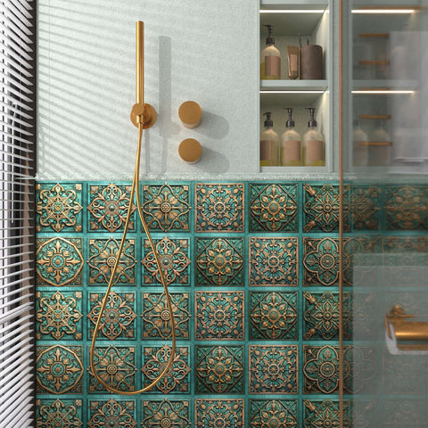 Decor Delights: Enhance Your Home with Tile Series Stickers(Light Green)