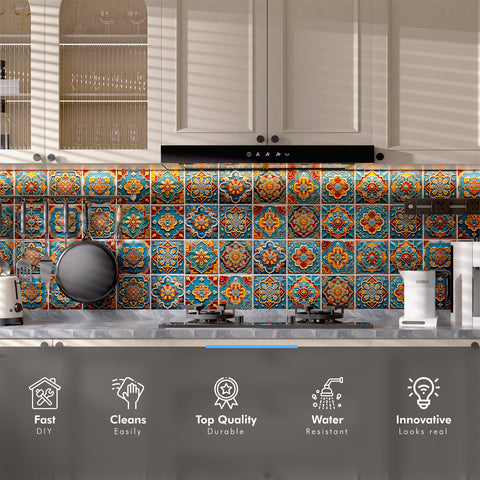 Exotic style - colorful tile