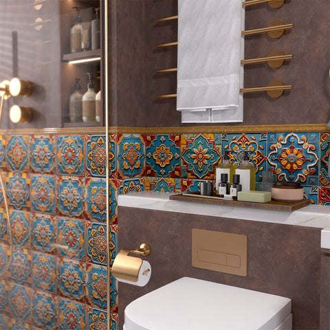 Exotic style - colorful tile