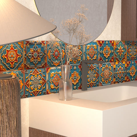 Exotic style - colorful tile