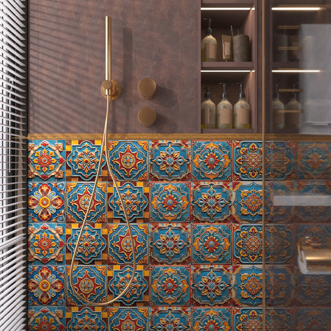 Exotic style - colorful tile