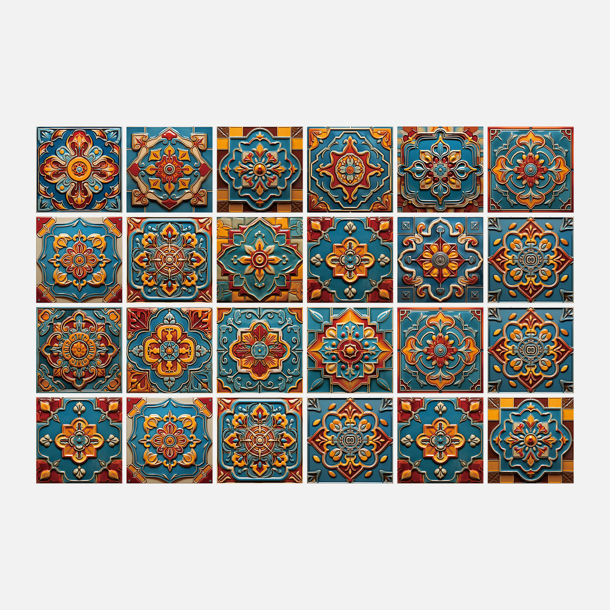 Exotic style - colorful tile