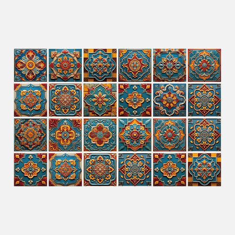 Exotic style - colorful tile