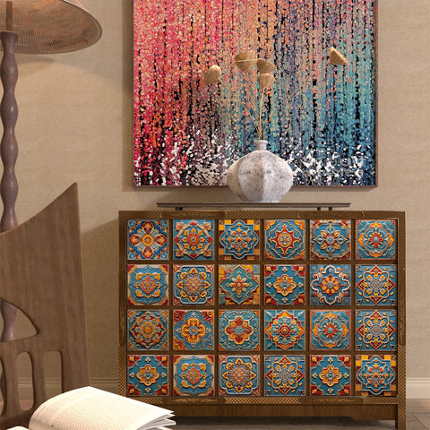 Exotic style - colorful tile