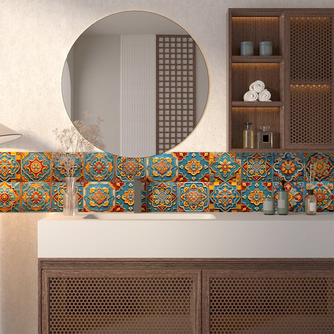 Exotic style - colorful tile