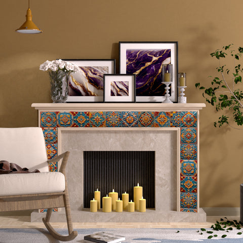 Exotic style - colorful tile