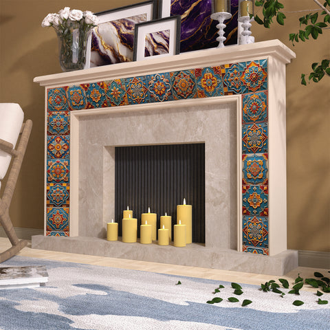 Exotic style - colorful tile