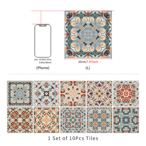 Retro style: the artistic revival of tile stickers