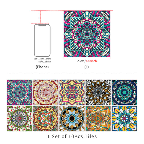 Exotic style: the artistic journey of tile stickers