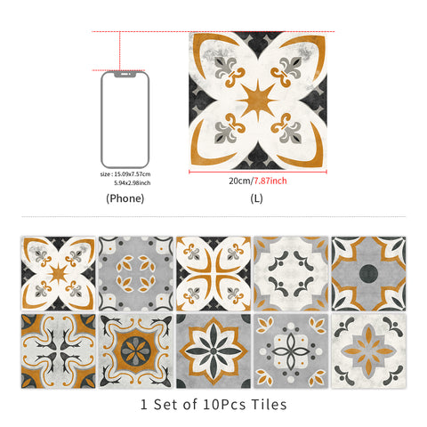 Modern simplicity: a fashionable choice for tile stickers