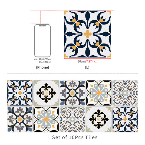 Fresh and elegant: the fashionable aesthetics of tile stickers